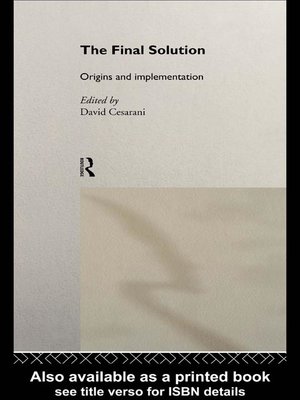 cover image of The Final Solution